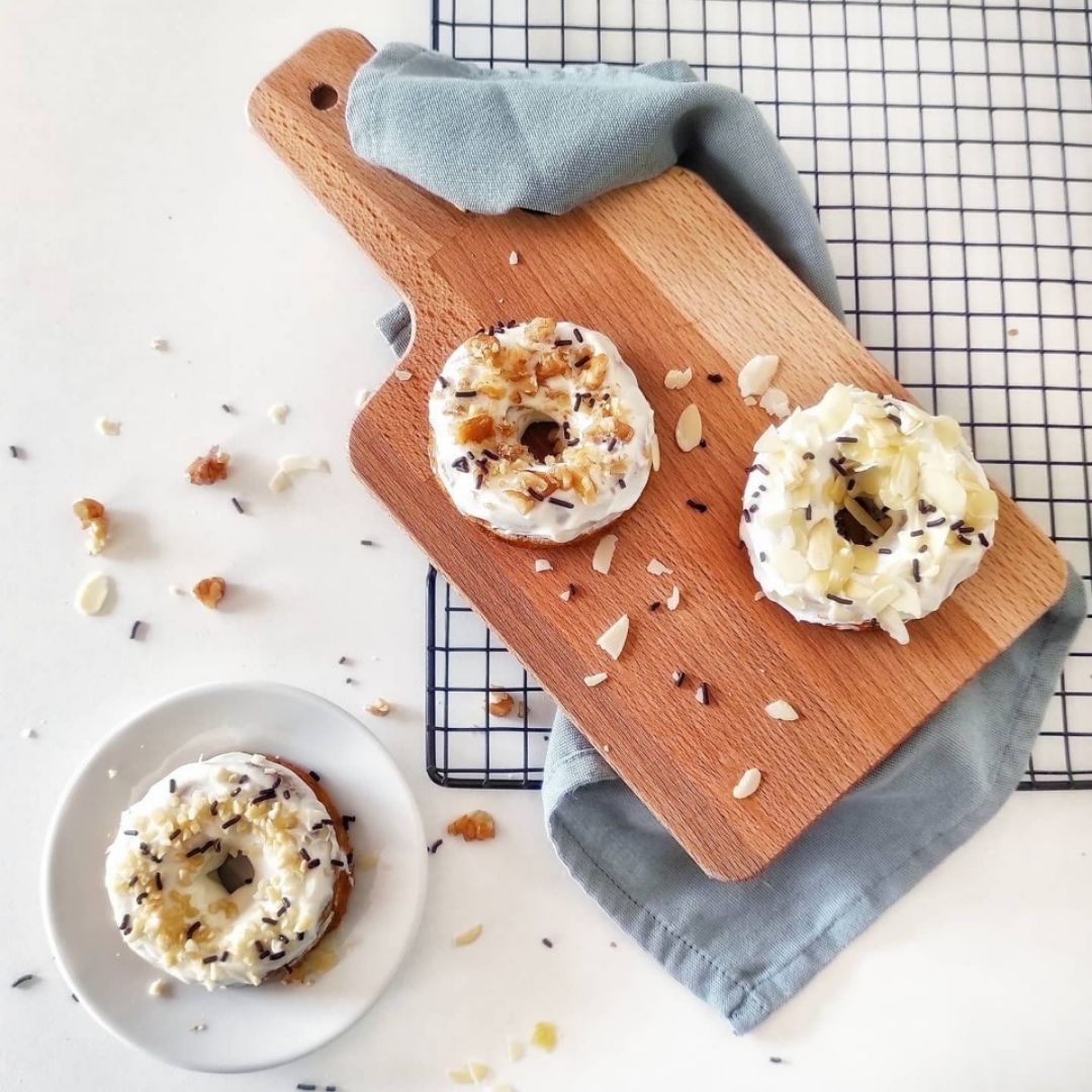 Donuts Carrot cake al microondas 馃馃 Donuts Carrot cake al microondas 馃馃