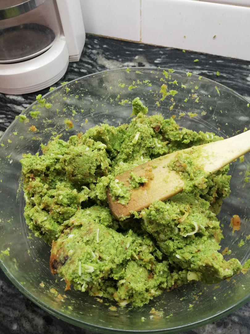 Croquetas de brócoli  Paso 2