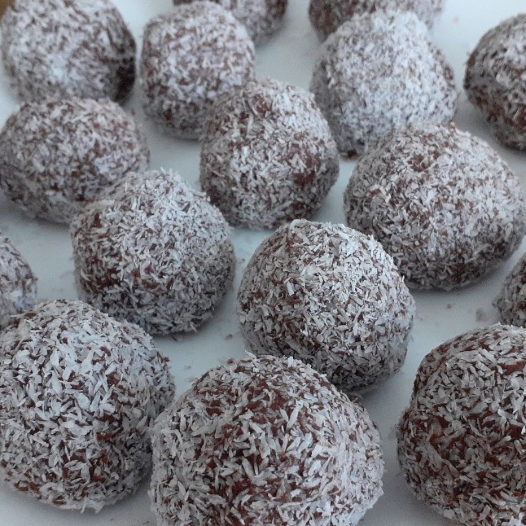 Trufas de garbanzos facilísimas Trufas de garbanzos facilísimas