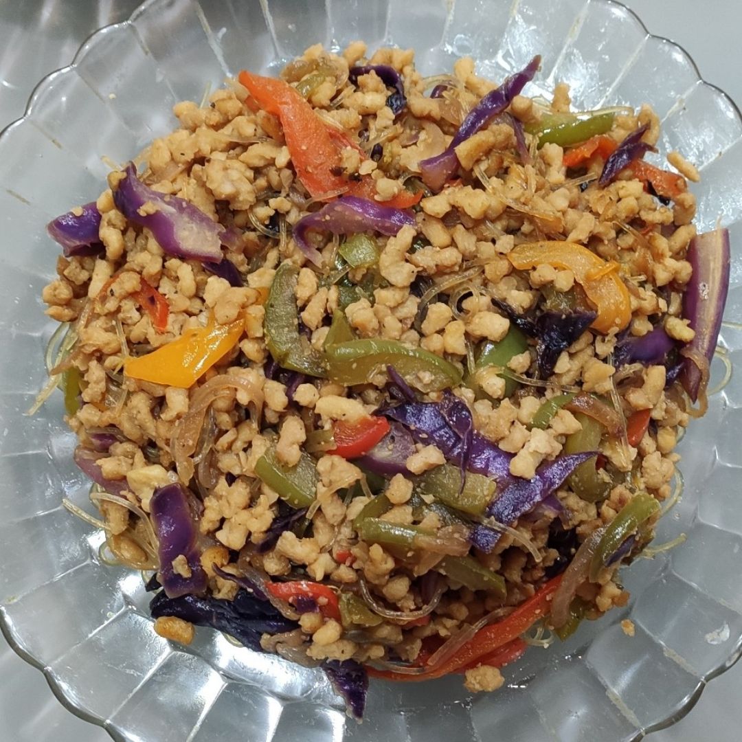 Fideos de arroz con lombarda y Cía. 🍜 Paso 4