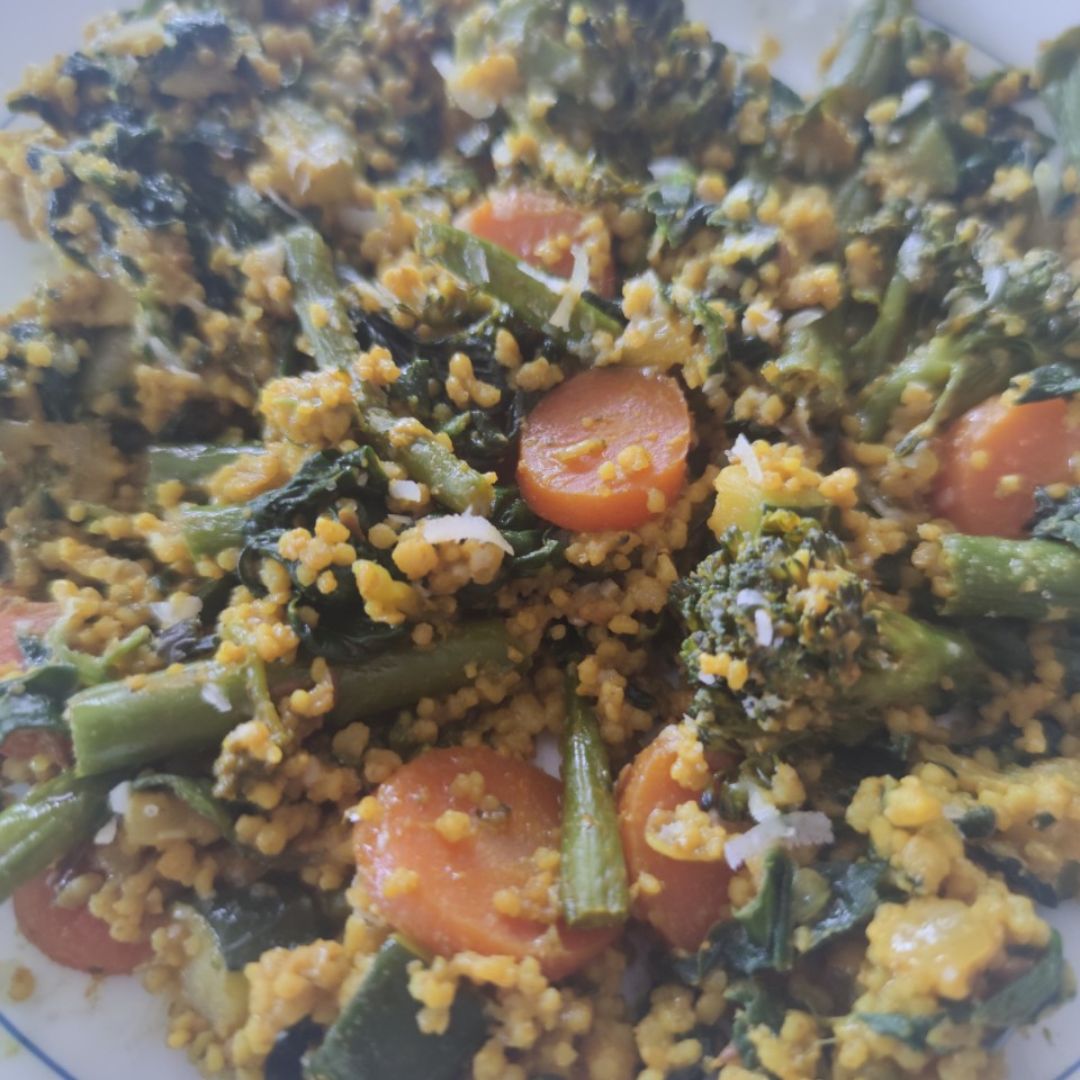 Cous Cous de verduras al curry