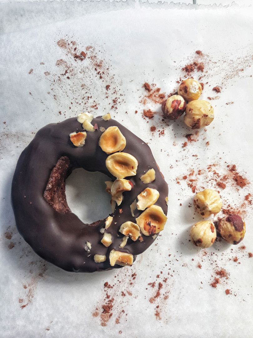 🍩DONUTS DE CHOCOLATE AL MICROONDAS🍩 Paso 0