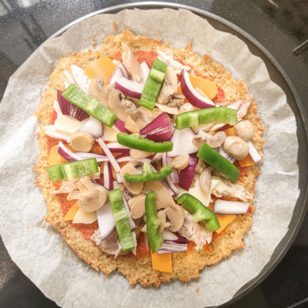 PIZZA DE QUINOA 馃崟 Paso 4 PIZZA DE QUINOA 馃崟 Paso 4