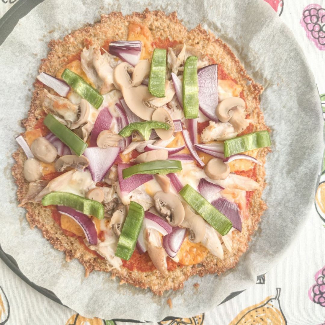 PIZZA DE QUINOA 馃崟 Paso 5 PIZZA DE QUINOA 馃崟 Paso 5
