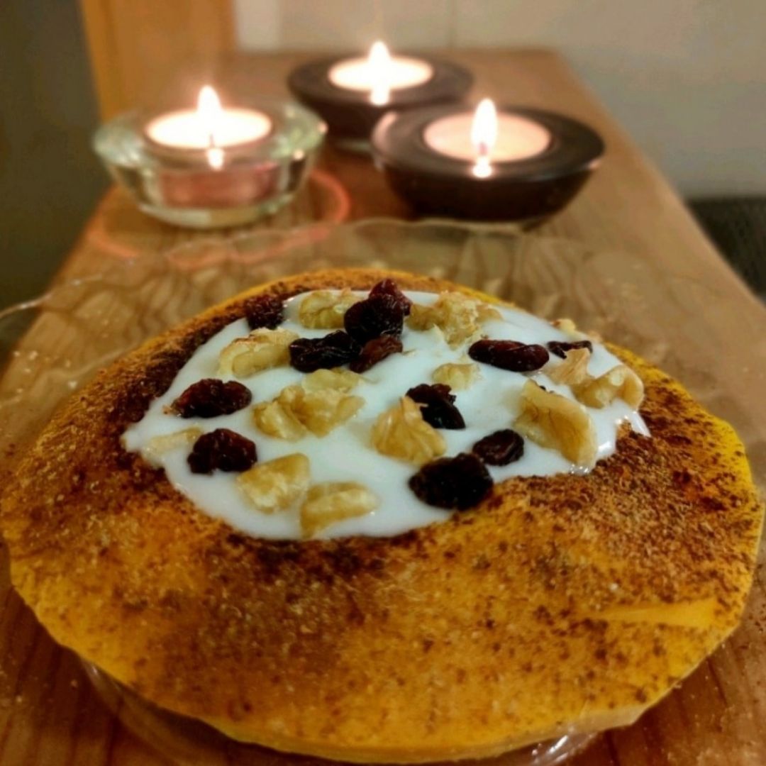 Calabaza especiada con yogur Calabaza especiada con yogur