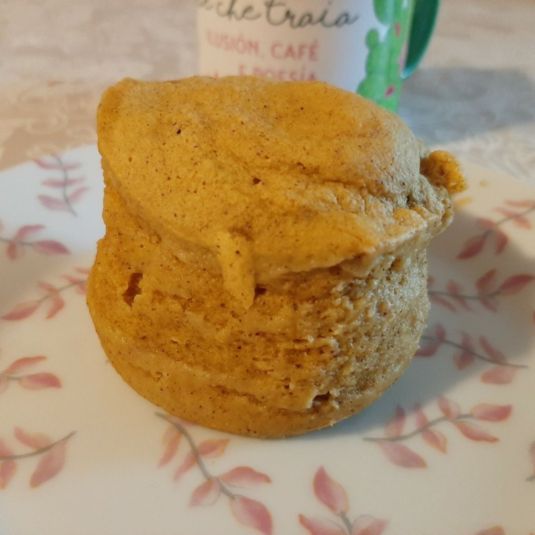 Mugcake de plátano y avena Paso 1