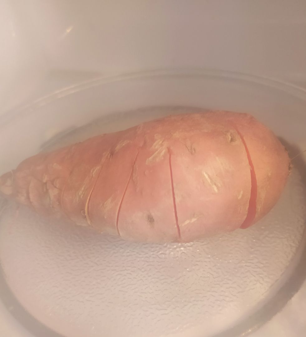 Bizcocho de boniato con cacao Paso 0