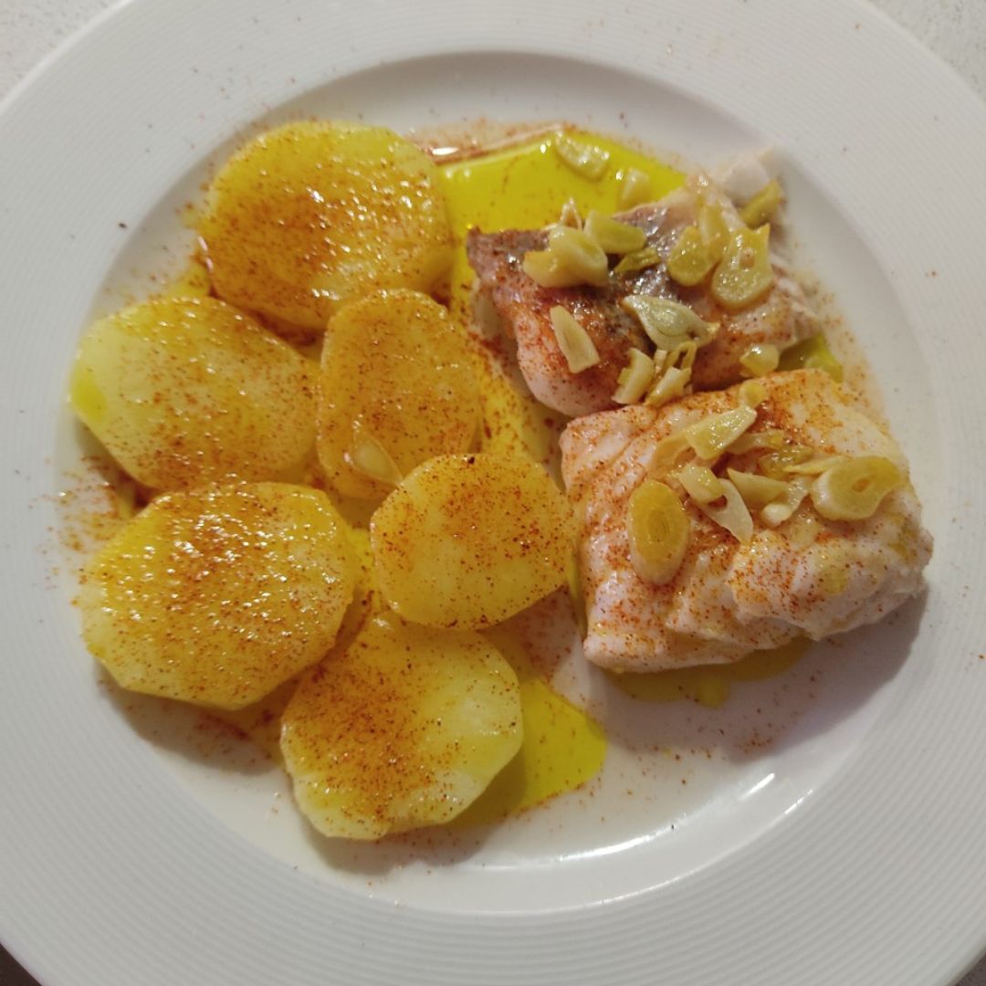 Merluza a la gallega Merluza a la gallega