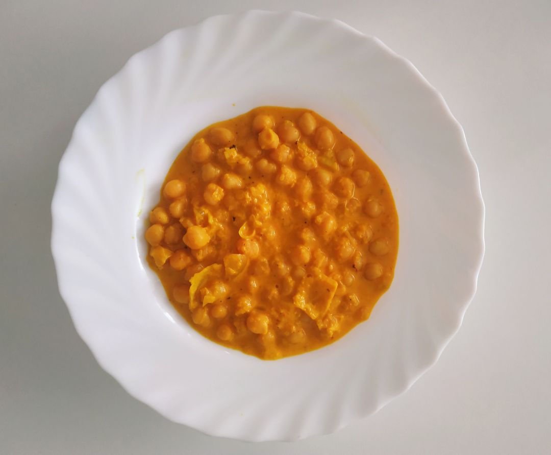 Garbanzos al curry
