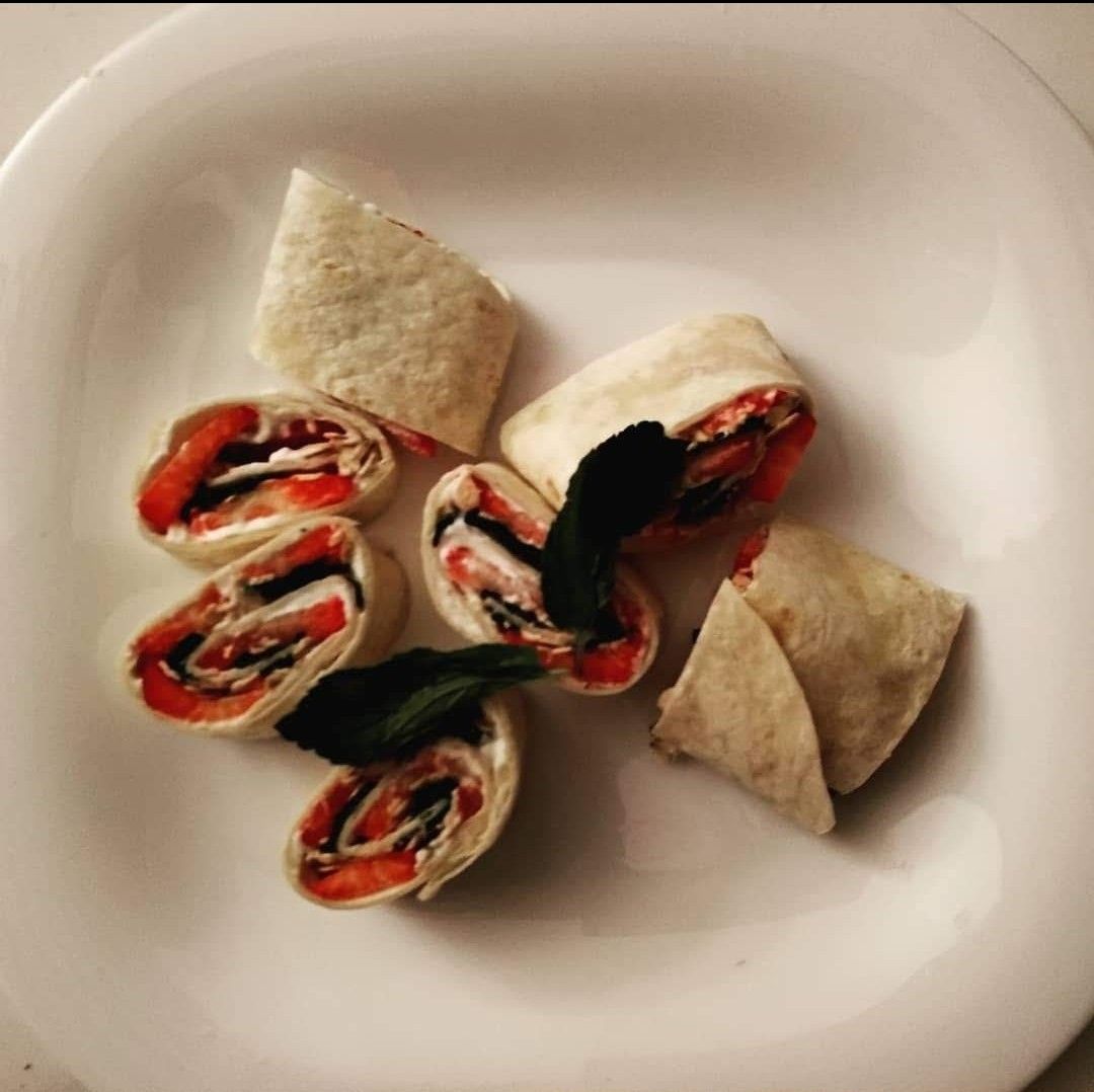 Wrap de fresas Paso 2