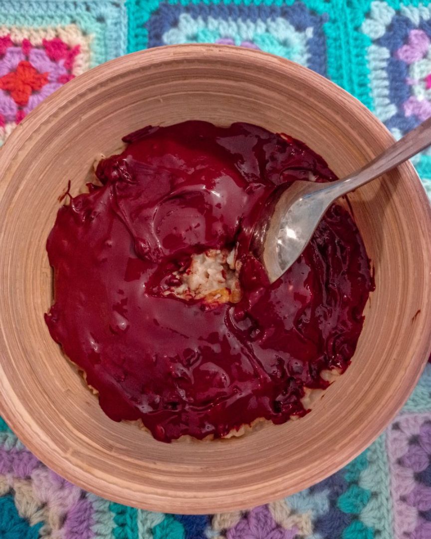 Porridge de avena navideño a la naranja