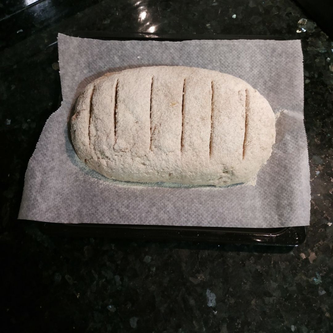 Pan de Arroz Integral, Mijo, Trigo Sarraceno y Nueces Paso 3 Pan de Arroz Integral, Mijo, Trigo Sarraceno y Nueces Paso 3