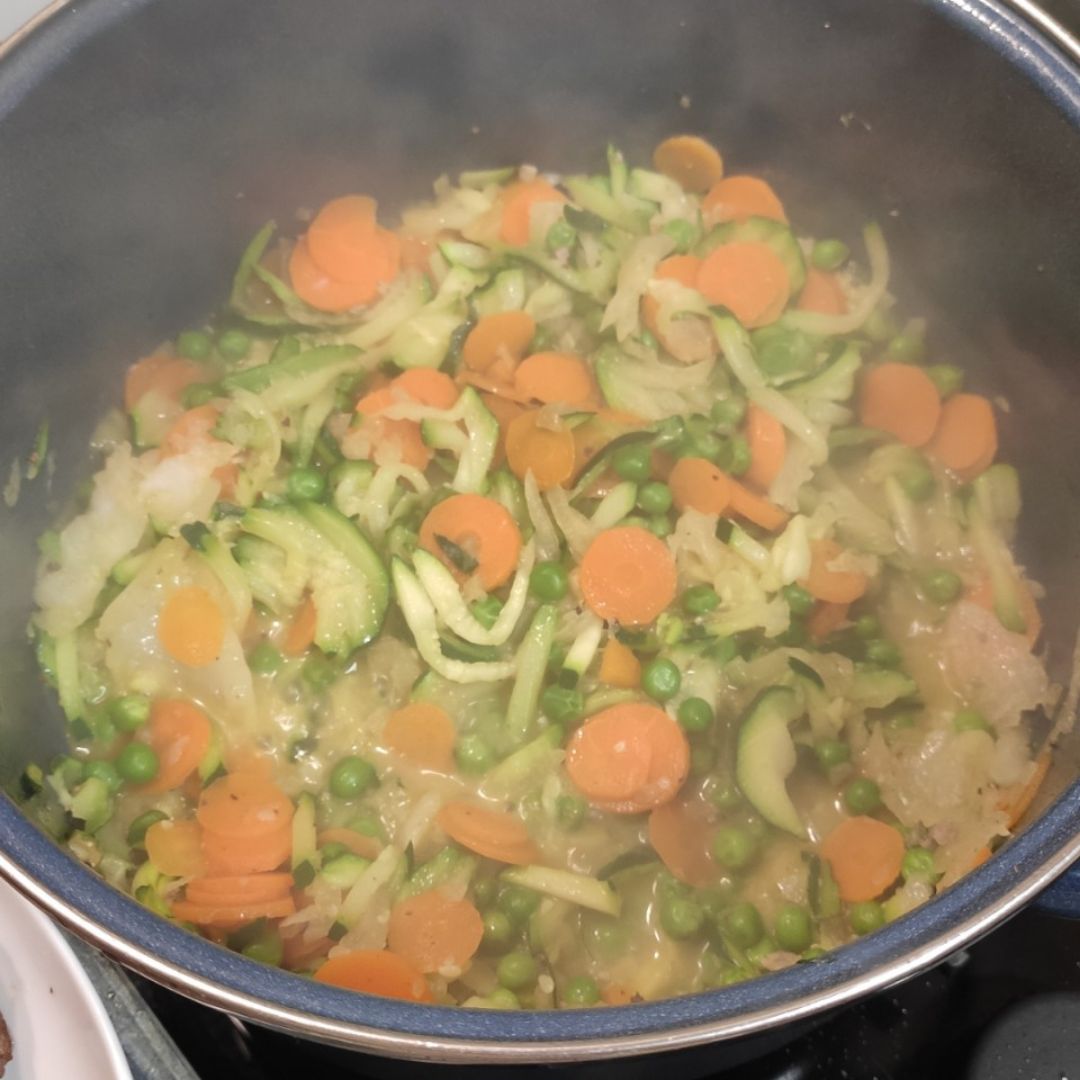 Albóndigas con verduras Paso 2 Albóndigas con verduras Paso 2