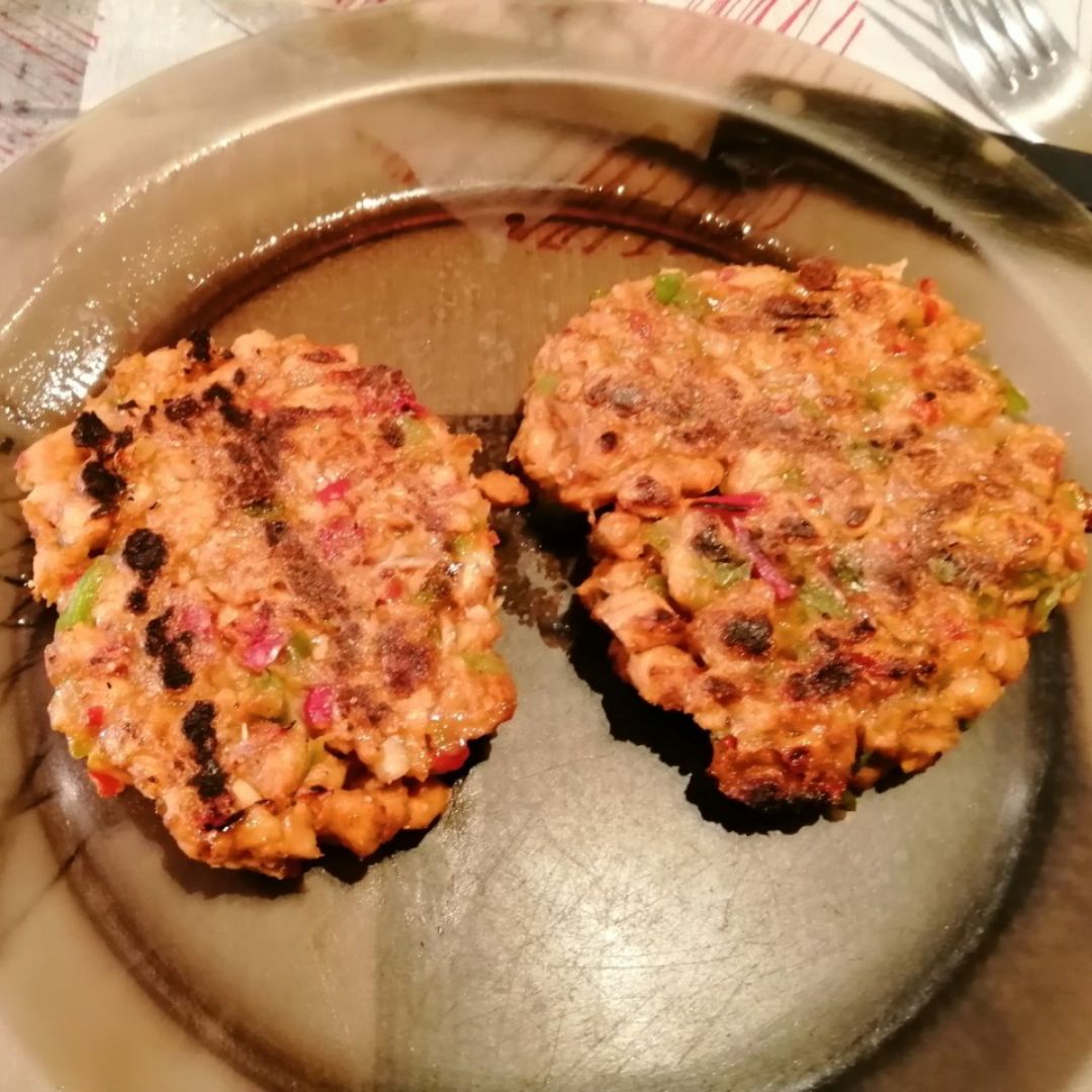 Hamburguesas de soja texturizada 