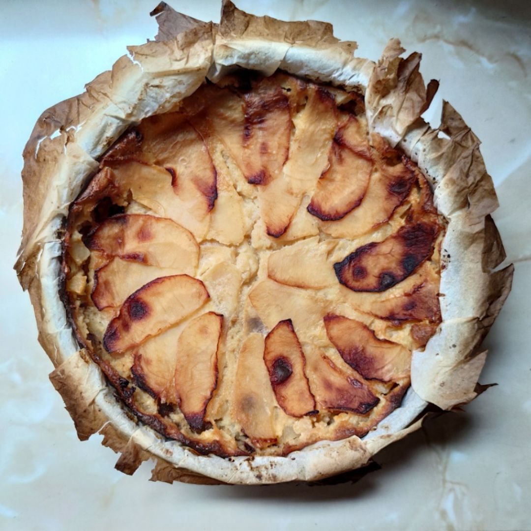 Tarta jugosa de manzana 🍎 Paso 5 Tarta jugosa de manzana 🍎 Paso 5