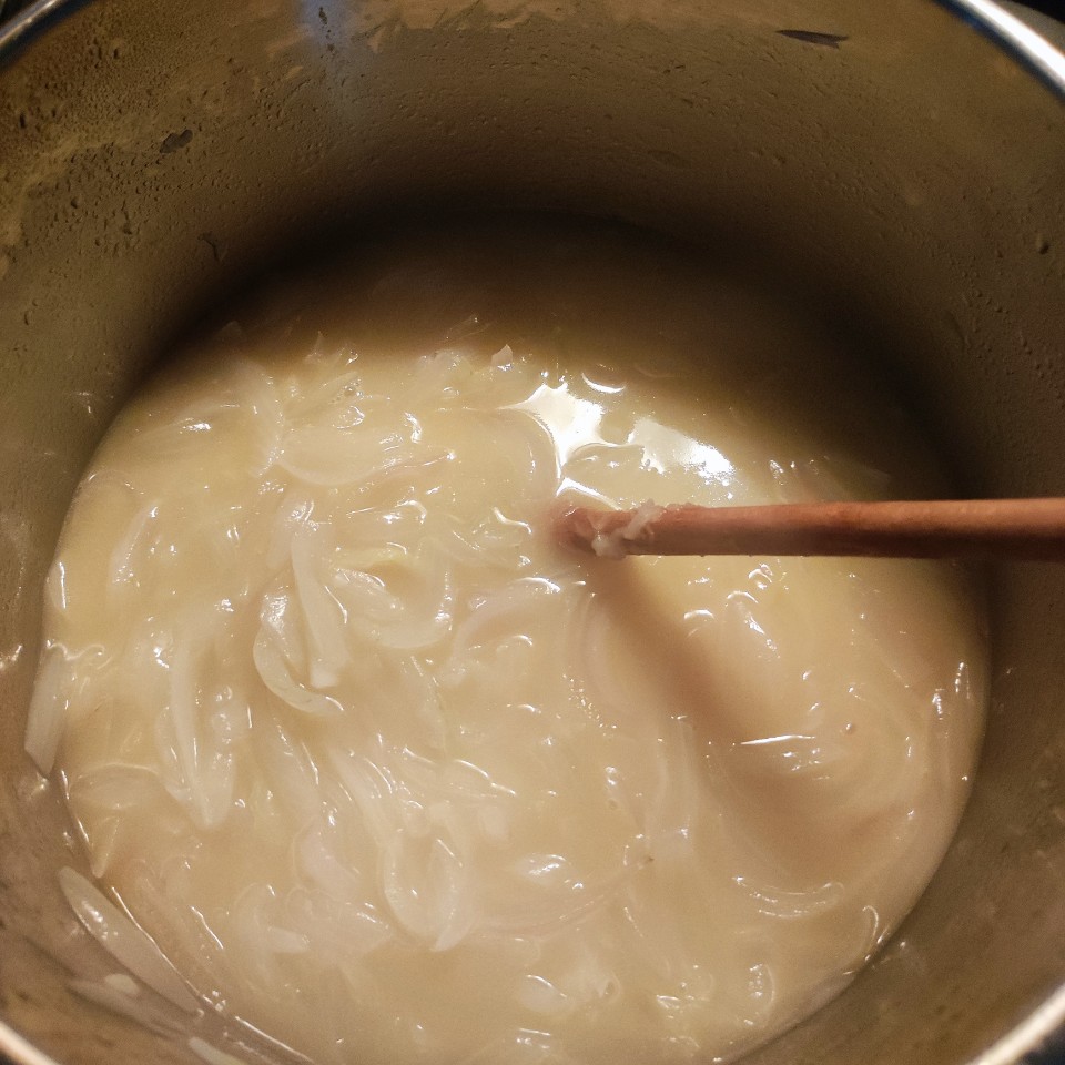 Crema de cebolla Paso 1 Crema de cebolla Paso 1