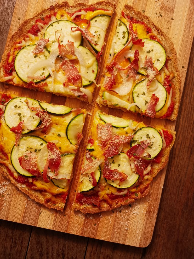 🍕✨Crunchy- Pizza de quinoa ✨🍕