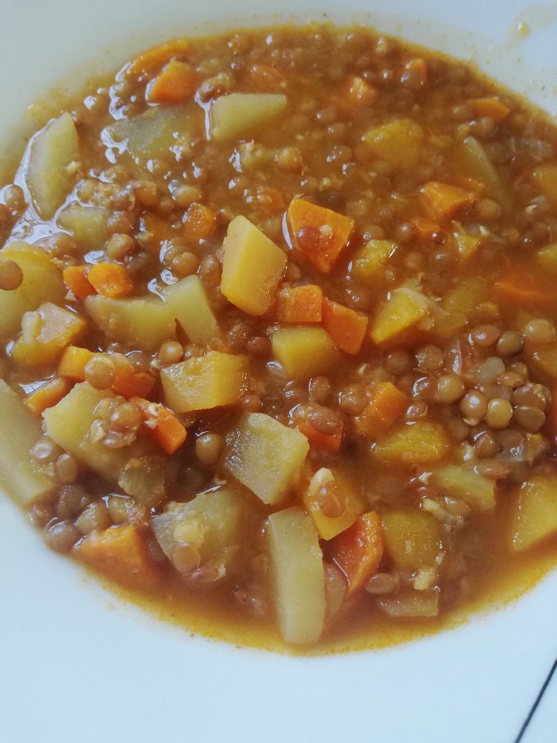 Lentejas con verduras Lentejas con verduras