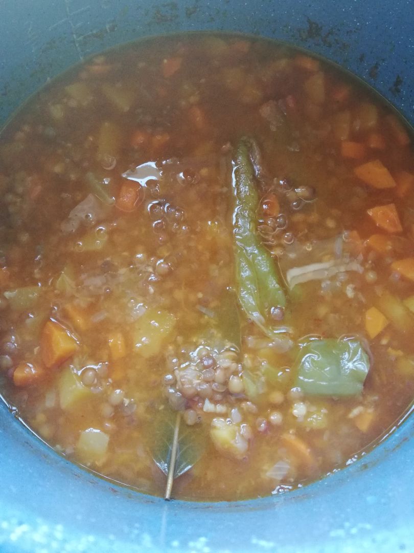 Lentejas con verduras Paso 4 Lentejas con verduras Paso 4
