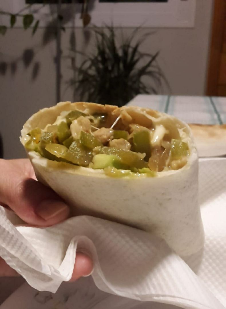 Burritos vegetales al horno. Burritos vegetales al horno.