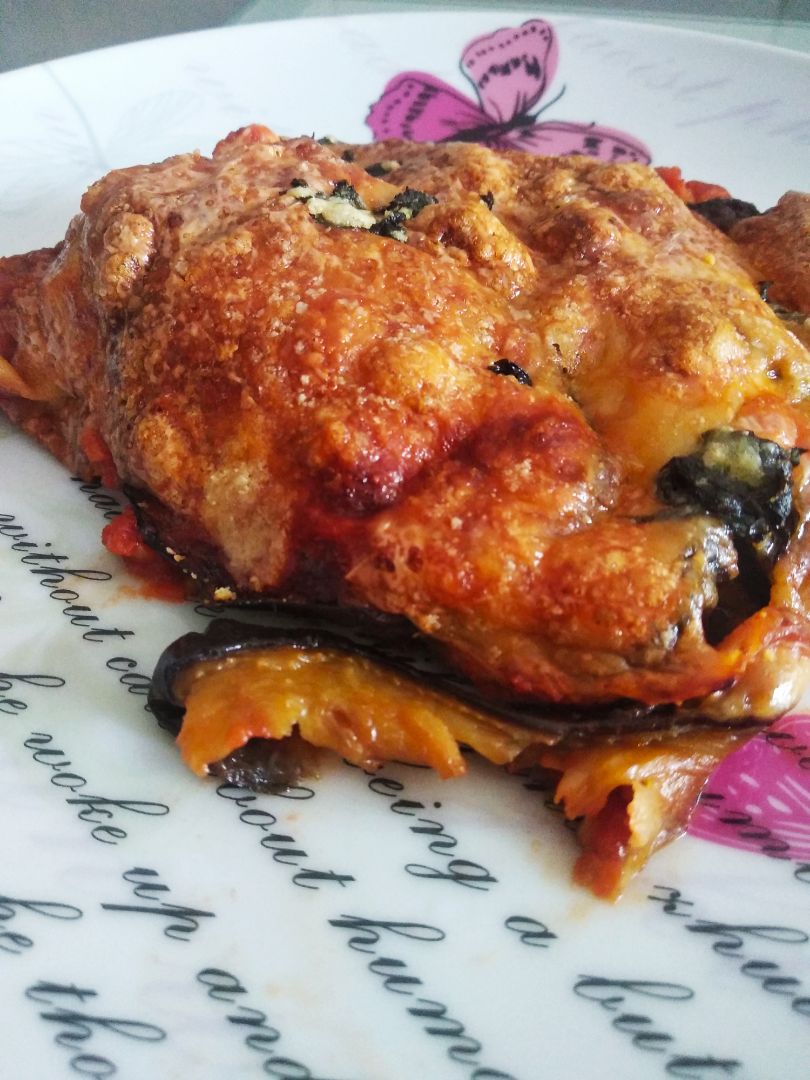 Berenjenas a la parmesana Paso 4 Berenjenas a la parmesana Paso 4
