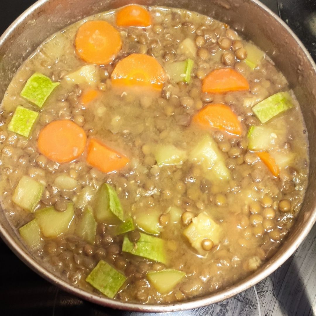 Lentejas con verduras Lentejas con verduras