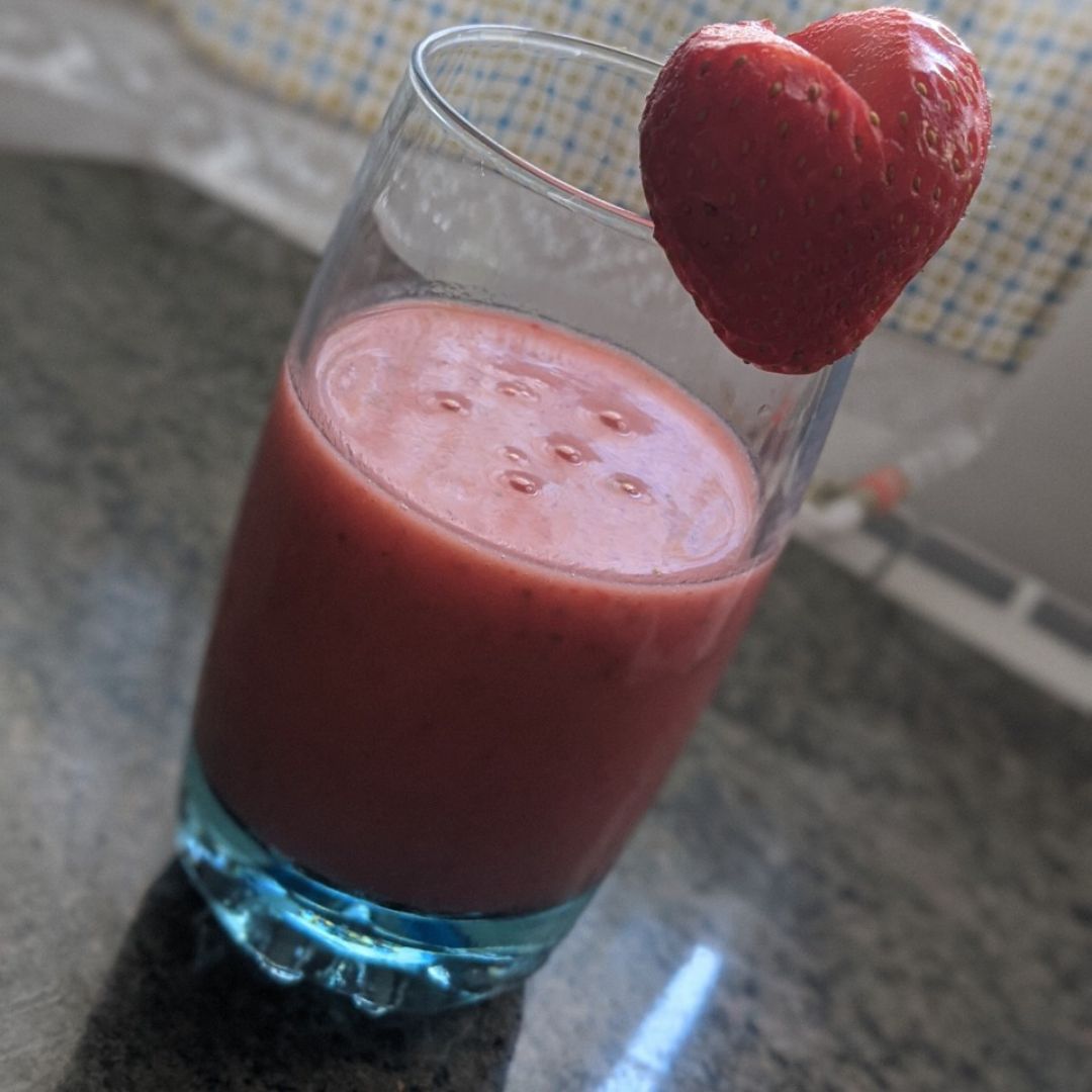 Batido de fresa natural