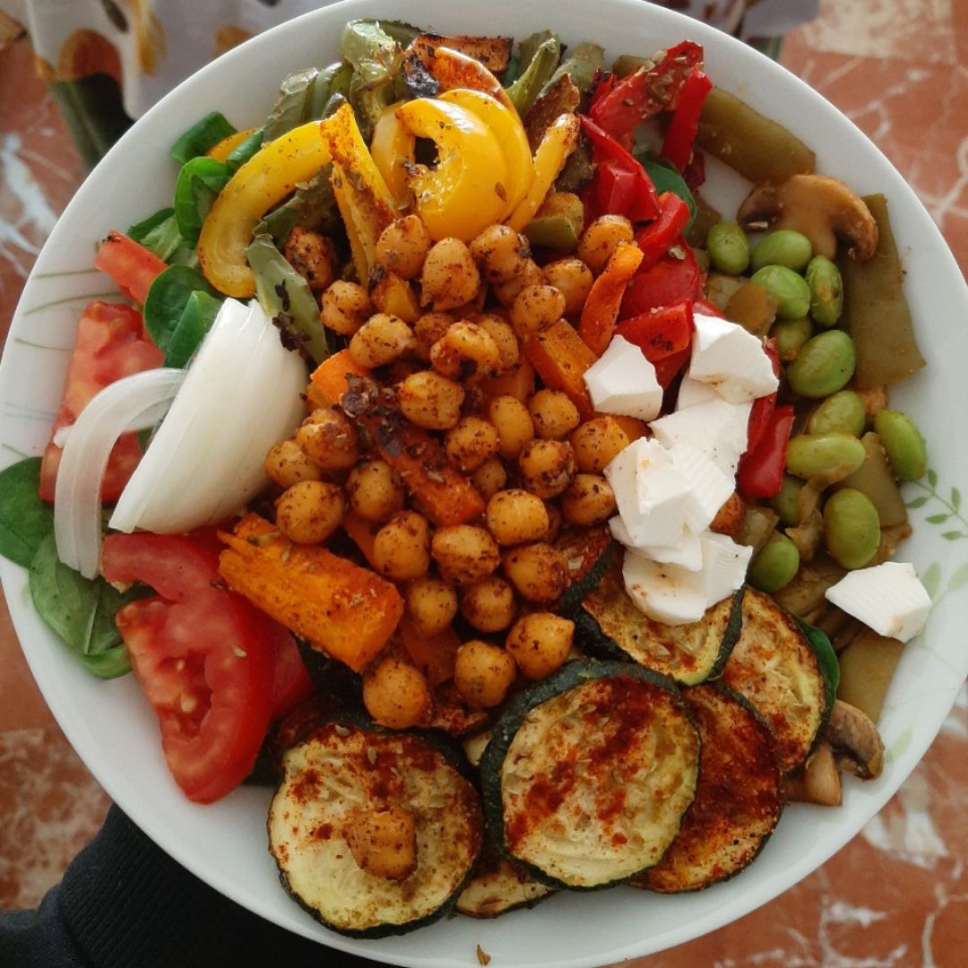 Ensalada templada de verduras Ensalada templada de verduras