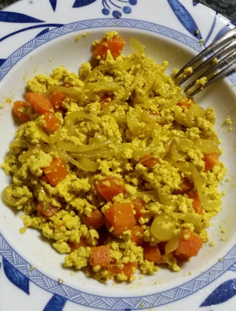 Revuelto de tofu Revuelto de tofu