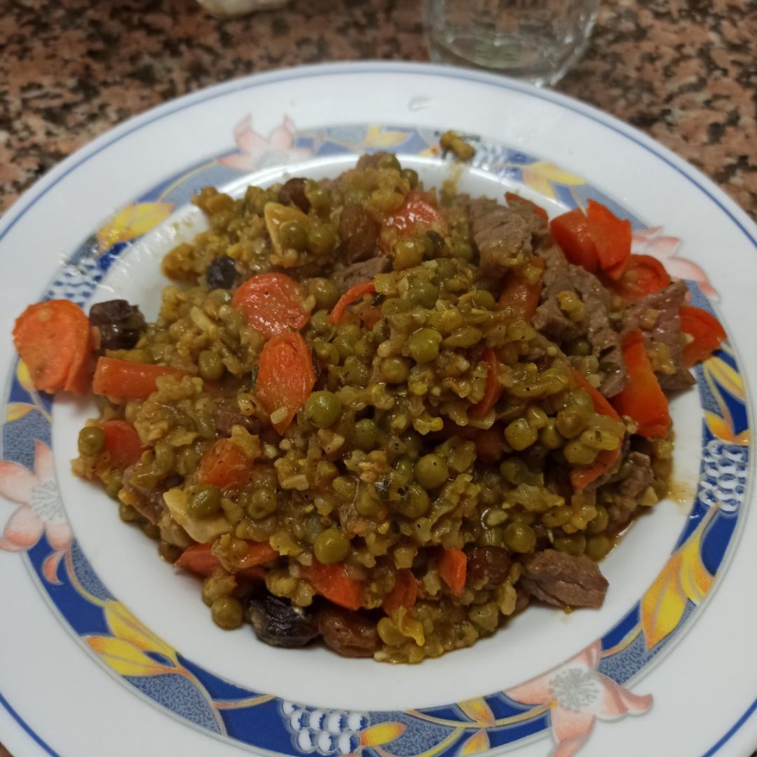 Ternera a la jardínera