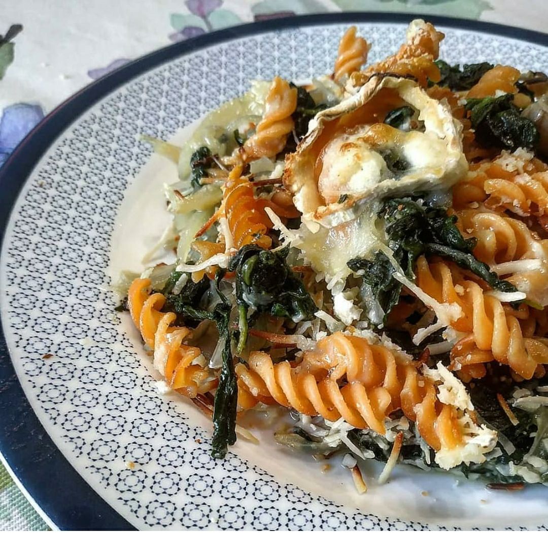 Pasta de lentejas con espinacas Pasta de lentejas con espinacas