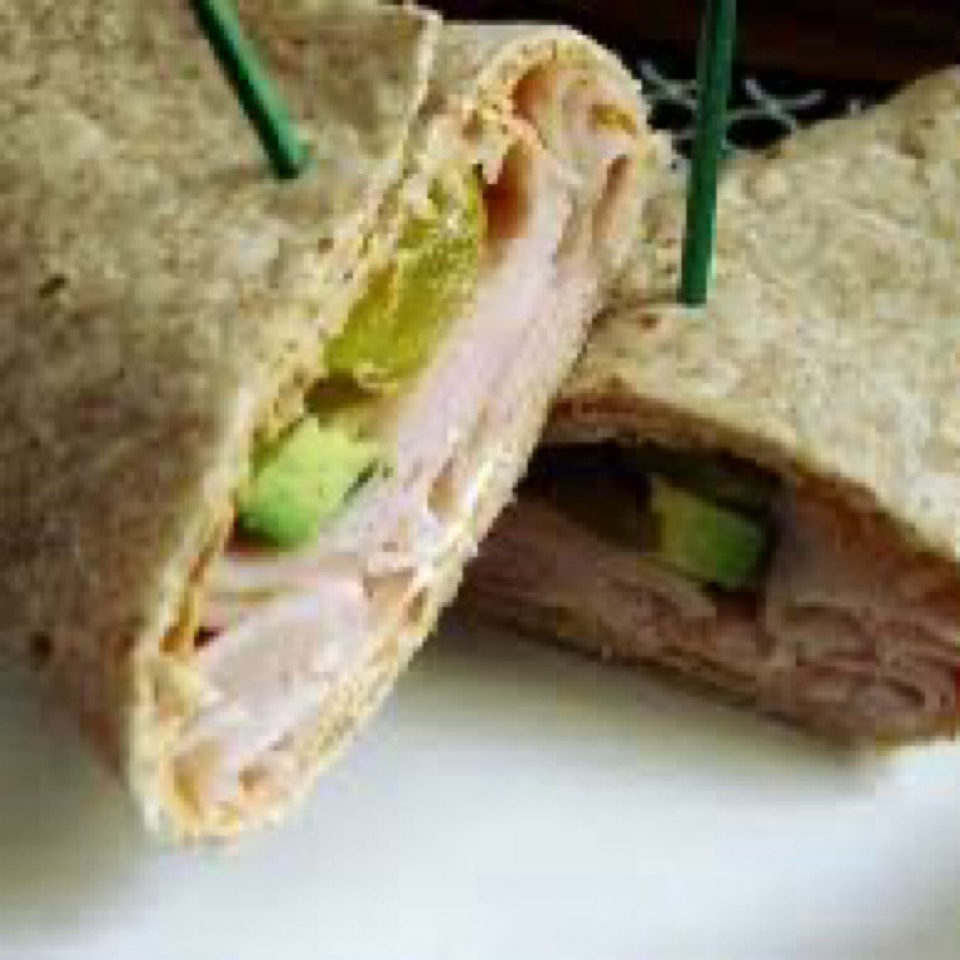 Wrap pavo, aguacate y mozzarella Wrap pavo, aguacate y mozzarella
