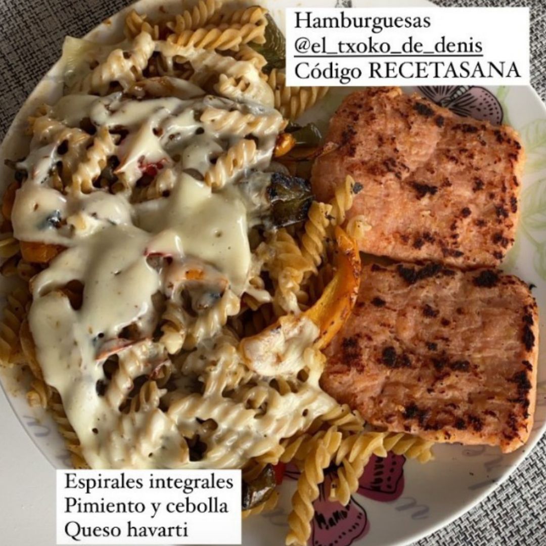 Pasta con burguer Pasta con burguer