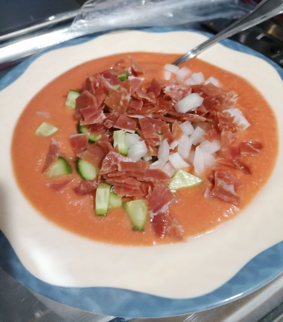 Salmorejo de dieta