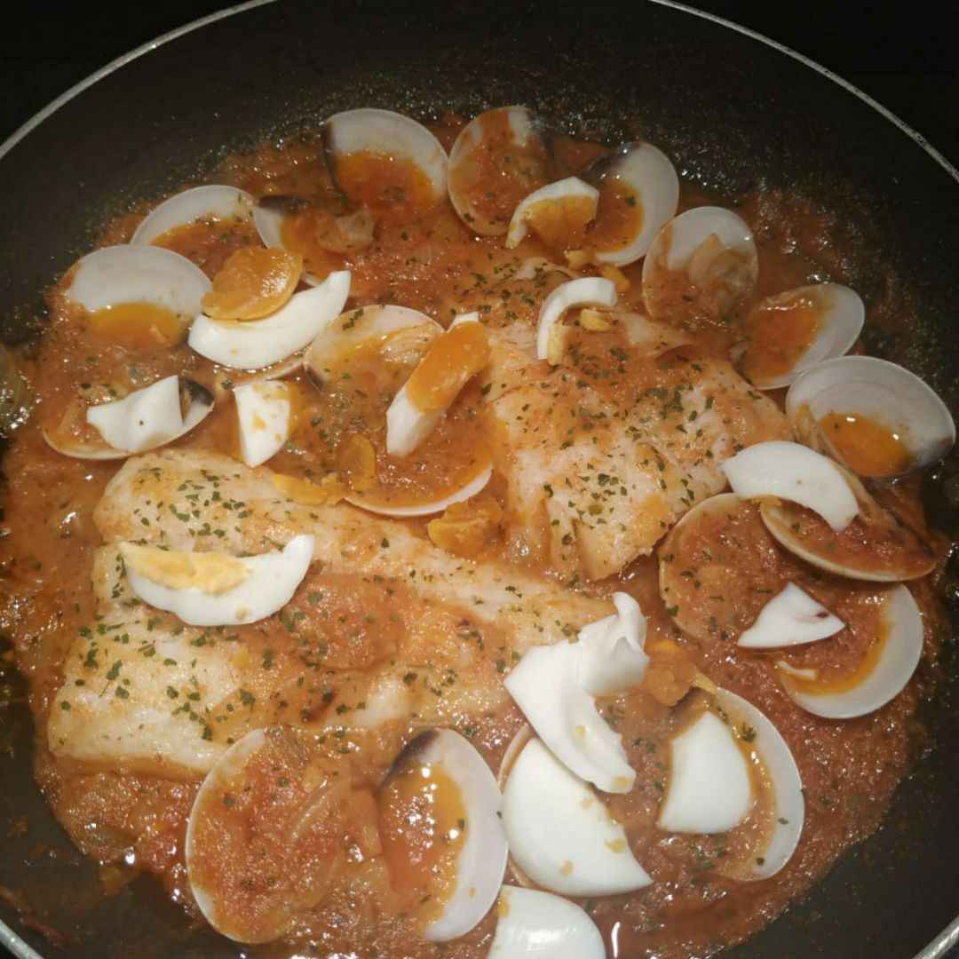 Merluza con almejas Merluza con almejas