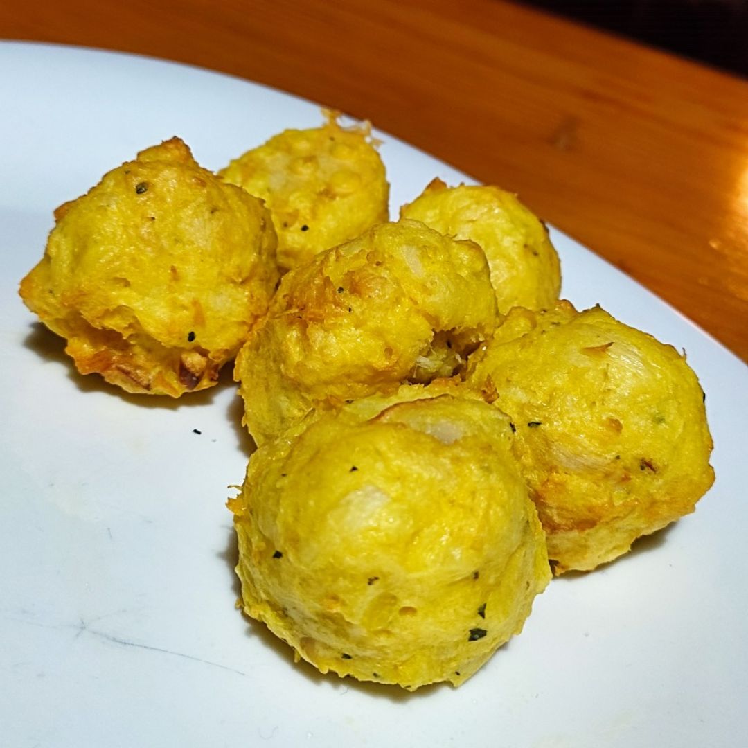 Buñuelos de bacalao en airfryer