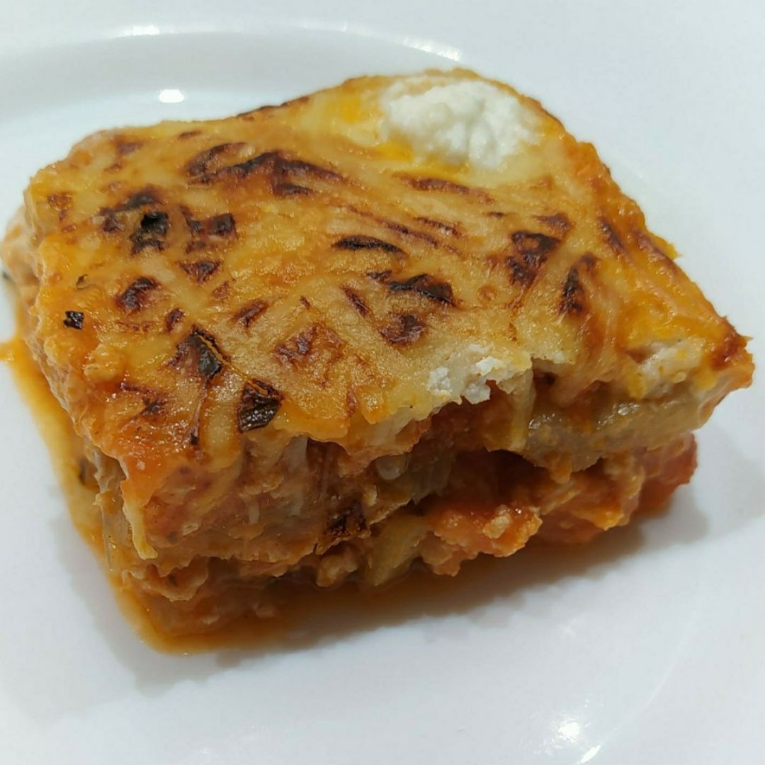Falsa lasaña de pencas de acelga Falsa lasaña de pencas de acelga