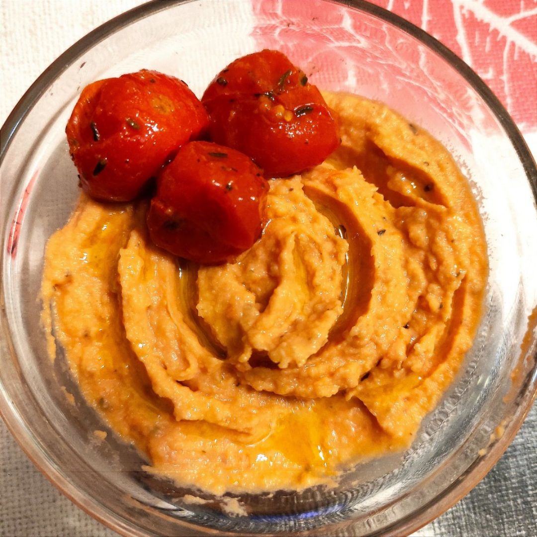 Hummus de cherrys asados 🍅
