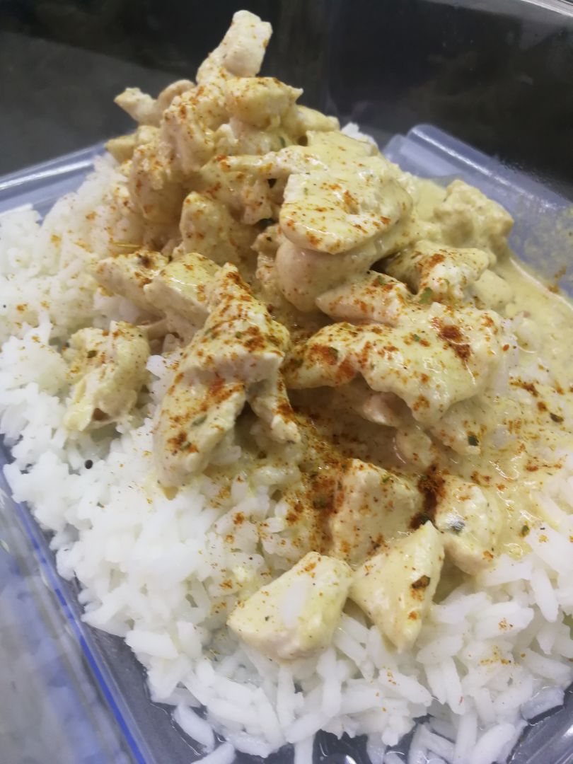 Pollo al curry Pollo al curry