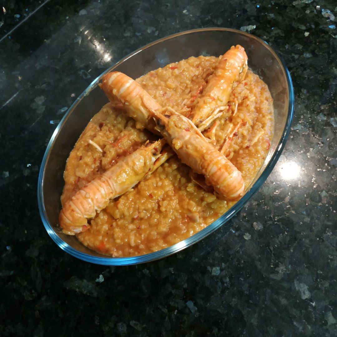 Arroz Cremoso con Cigalas Arroz Cremoso con Cigalas
