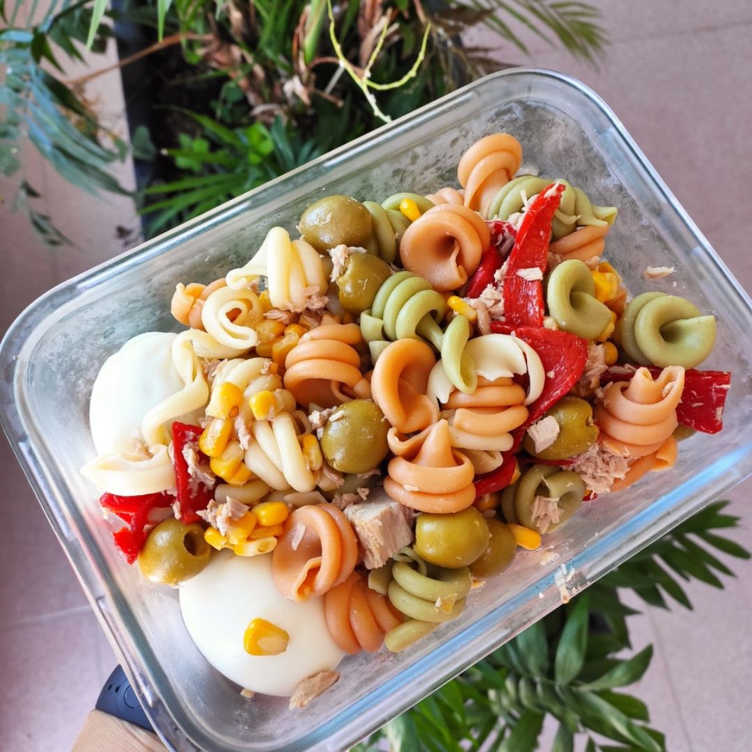 Ensalada de pasta exprés Ensalada de pasta exprés