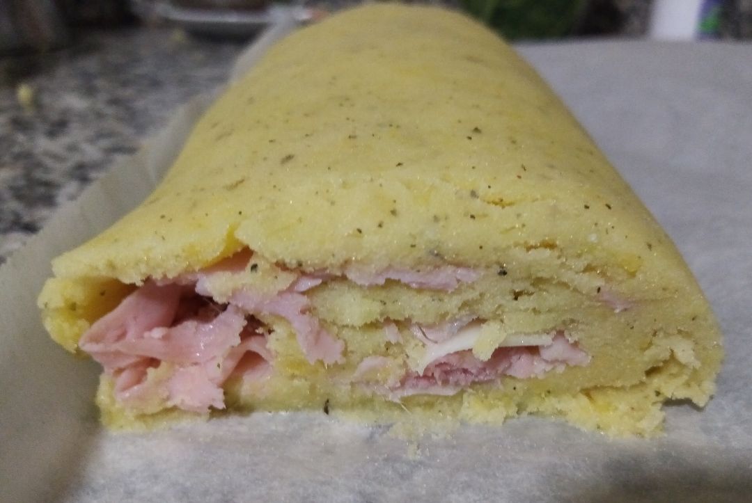 Pastel de patata relleno Paso 4 Pastel de patata relleno Paso 4