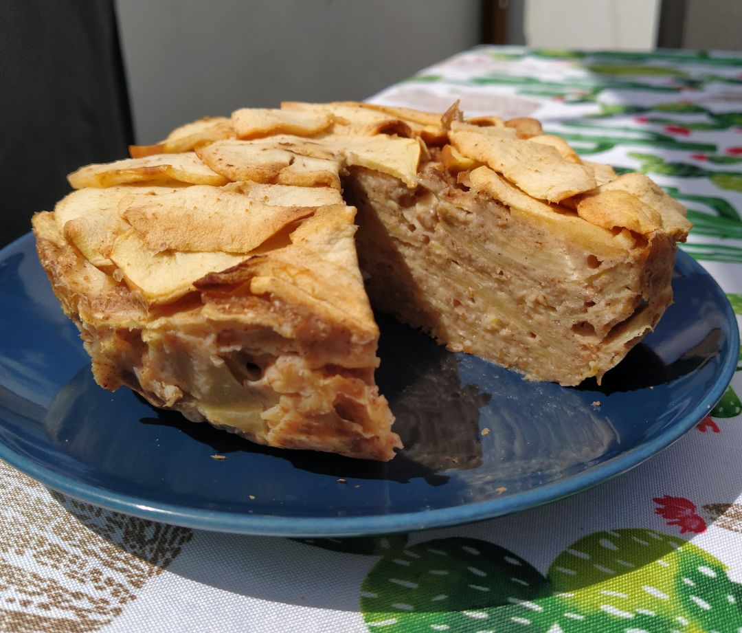 Tarta de manzana sin azúcar Tarta de manzana sin azúcar