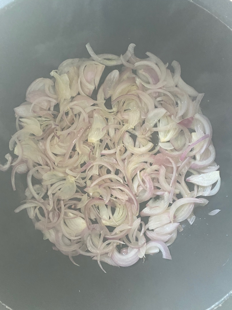 Pasta con brócoli, champiñones y leche de coco🥦🥥Step 0