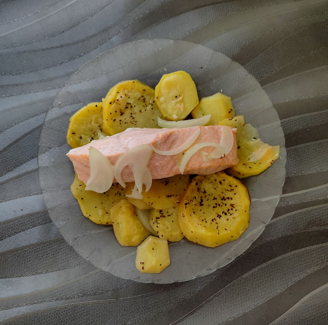 Salmón al horno. Salmón al horno.