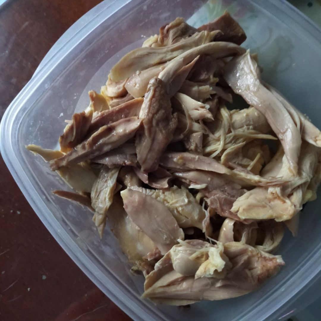 Caldo de pollo  Paso 4