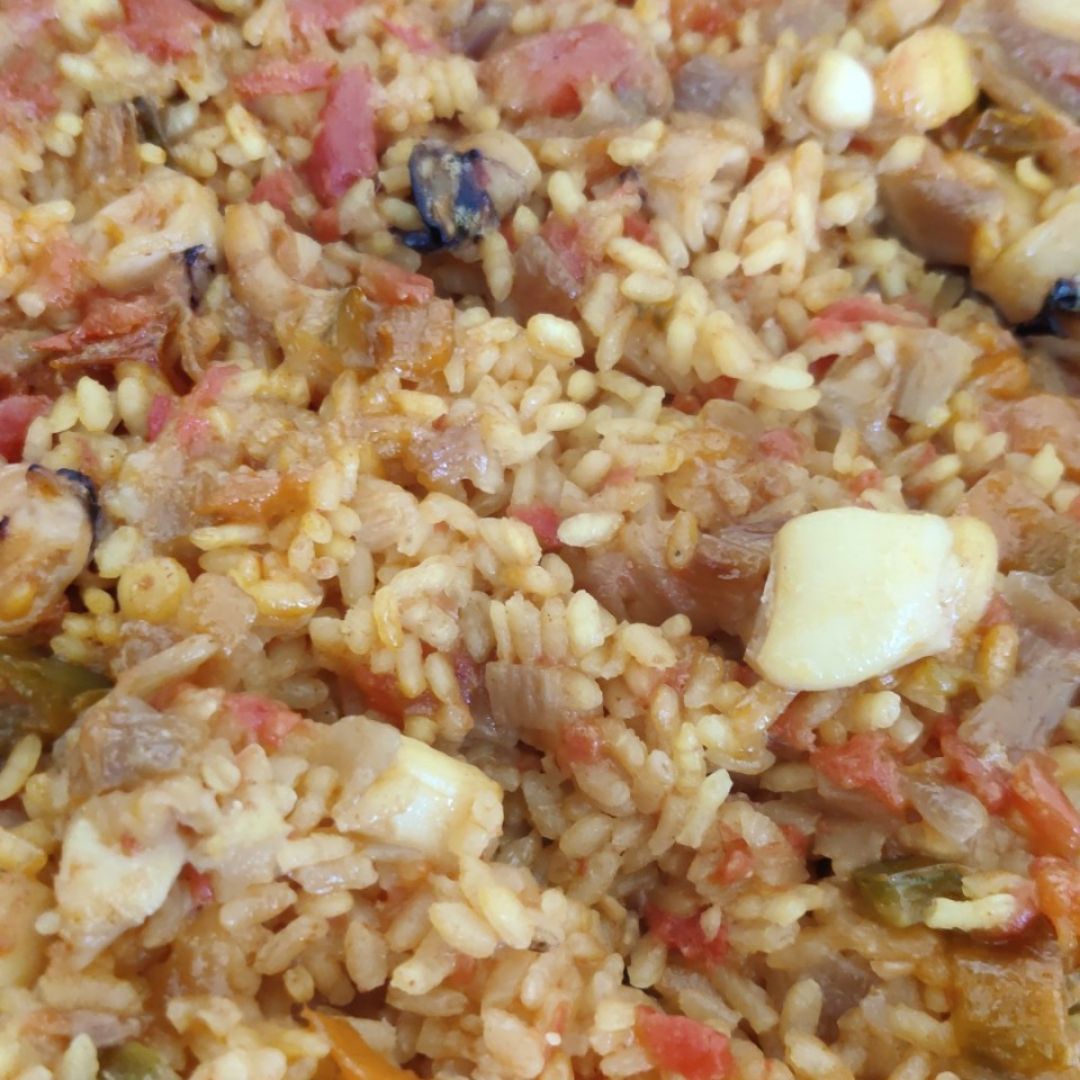 Arroz con calamares Arroz con calamares
