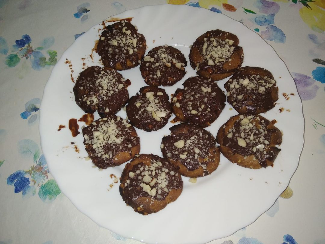 Galletas de avena y crema de cacahuete