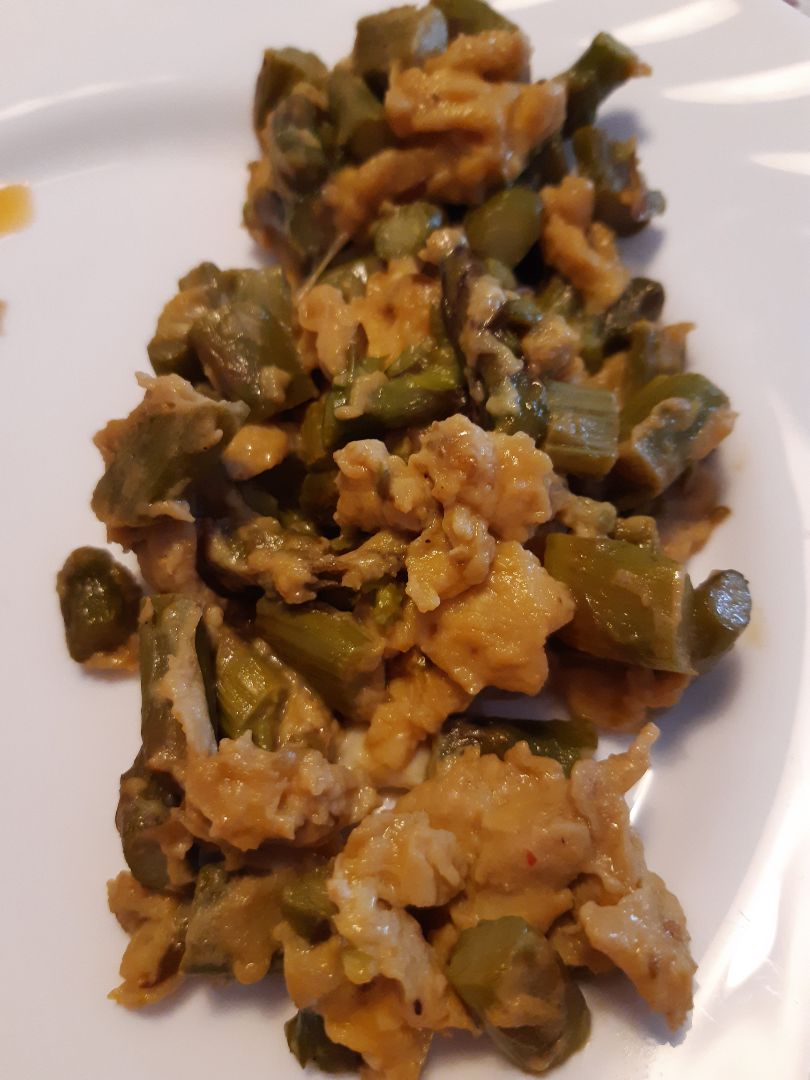 Revuelto de espárragos 