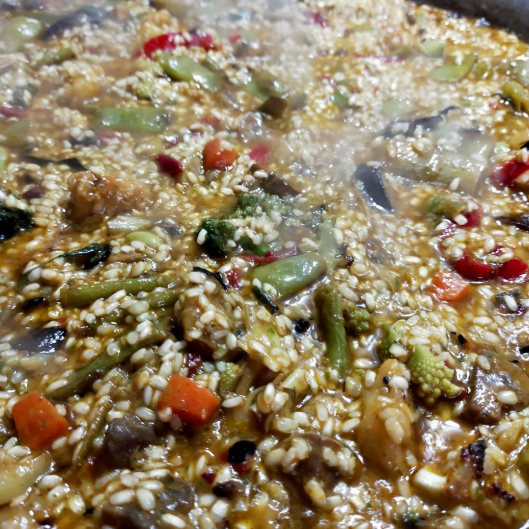 PAELLA DE VERDURAS PAELLA DE VERDURAS